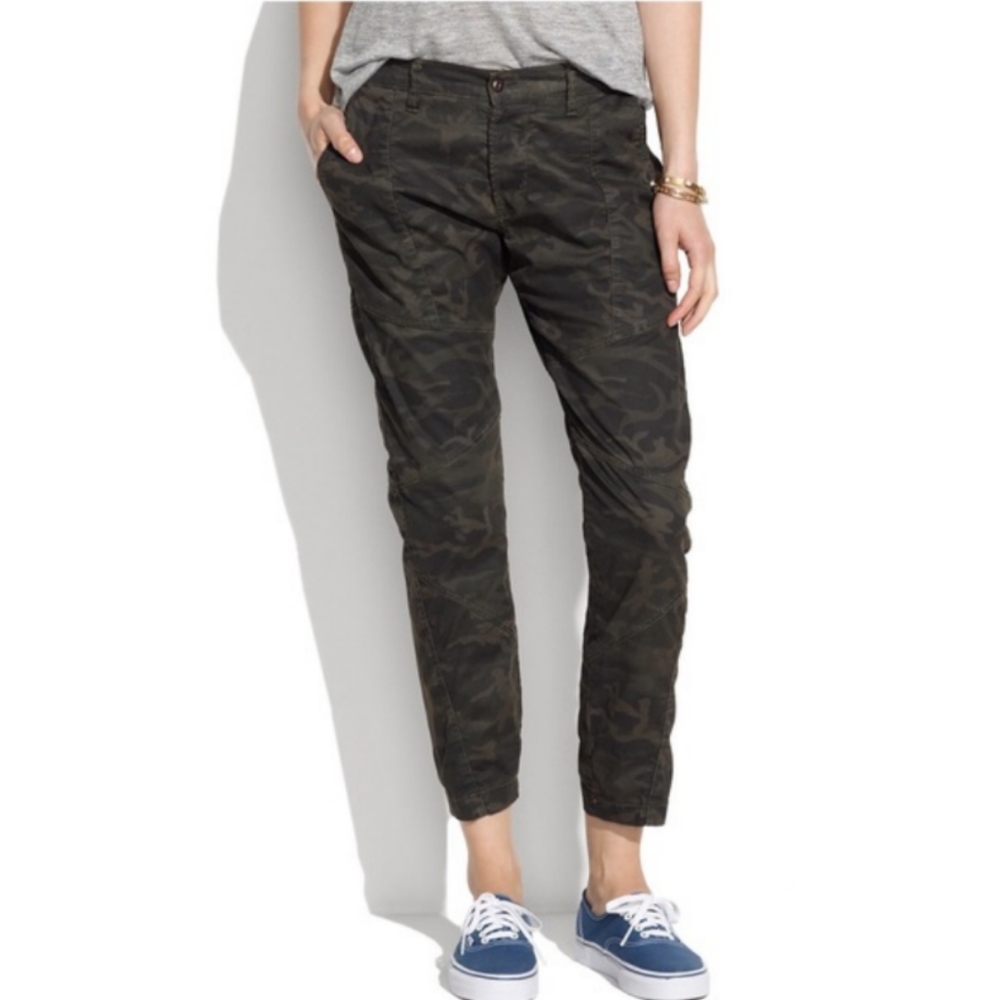 NSF Camo Relaxed Fit Button Fly Ankle Pants